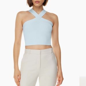 Ribbed Aritzia top